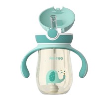 2020 BPA Free 360ml PPSU Baby Cup With Handle and straw baby trainer cup baby drinking cup