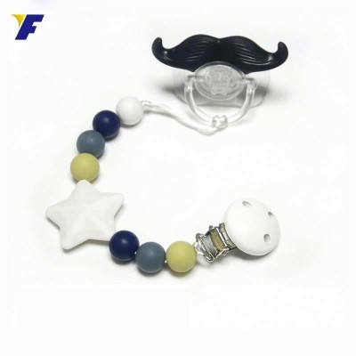 Wholesale Baby Silicone Teething Bracelet Pacifier Clip