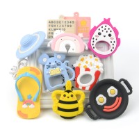 2019 High Quality BPA Free Food Grade Silicone Teether For Baby Toys